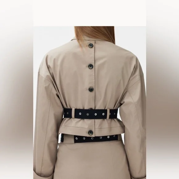 ROKH x H&M CROPPED TWIL JACKET - Picture 4 of 8